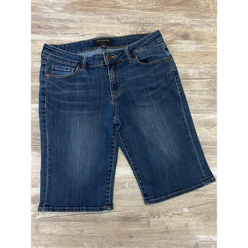 Banana Republic Denim Jean Shorts Stretch Women’s Sz 4
